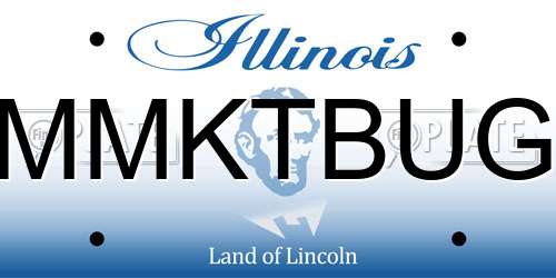 MMKTBUG Illinois License Plate