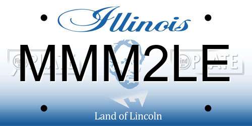 MMM2LE Illinois License Plate