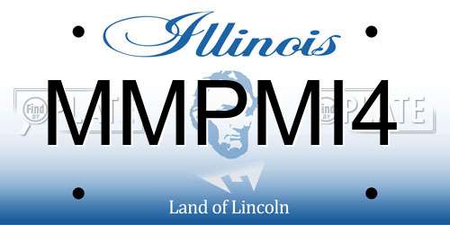 MMPMI4 Illinois License Plate