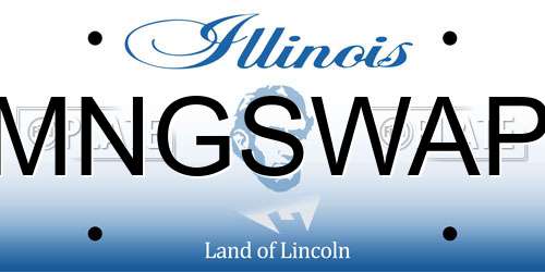 MNGSWAP Illinois License Plate