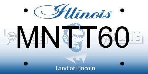 MNTT60 Illinois License Plate