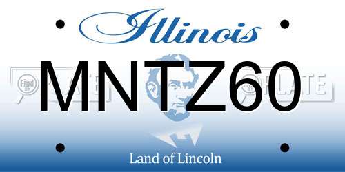 MNTZ60 Illinois License Plate