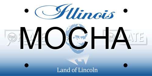 MOCHA Illinois License Plate