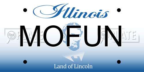 MOFUN Illinois License Plate