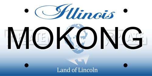 MOKONG Illinois License Plate
