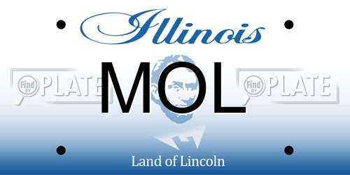 MOL Illinois License Plate