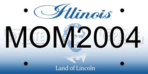 MOM2004 Illinois License Plate