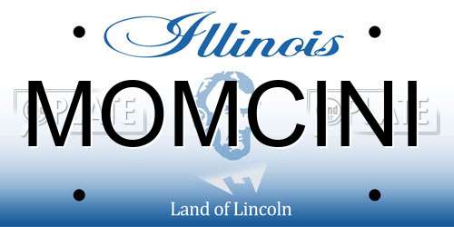 MOMCINI Illinois License Plate