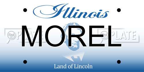 MOREL Illinois License Plate
