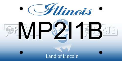 MP2I1B Illinois License Plate