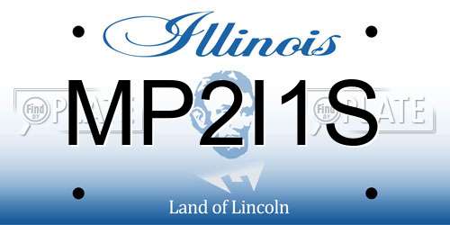 MP2I1S Illinois License Plate