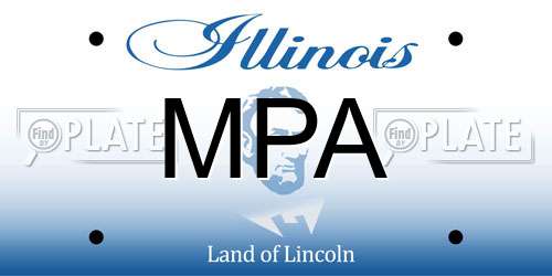 MPA Illinois License Plate