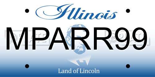 MPARR99 Illinois License Plate