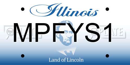MPFYS1 Illinois License Plate