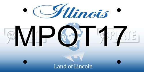 MPOT17 Illinois License Plate