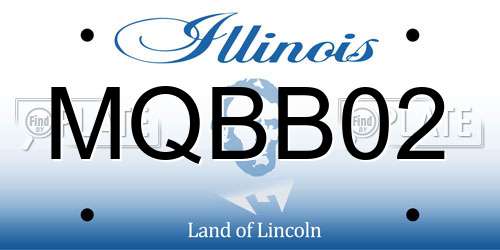MQBB02 Illinois License Plate