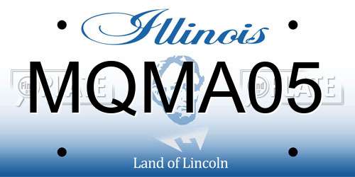MQMA05 Illinois License Plate