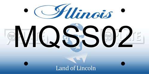 MQSS02 Illinois License Plate
