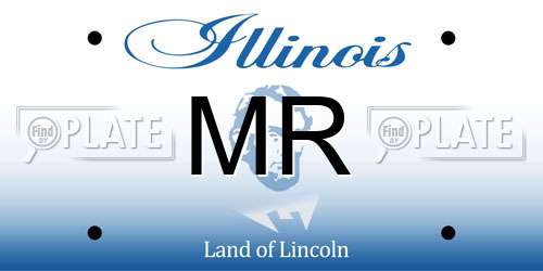 MR Illinois License Plate