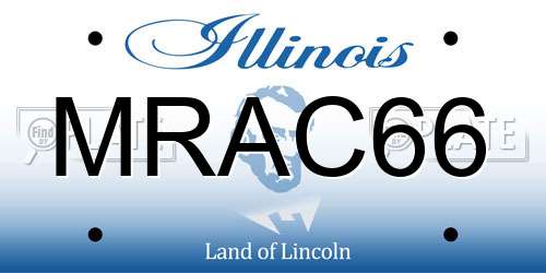 MRAC66 Illinois License Plate