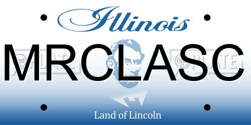 MRCLASC Illinois License Plate