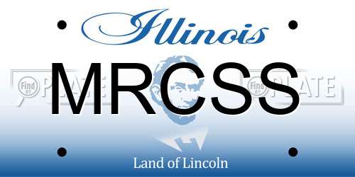 MRCSS Illinois License Plate