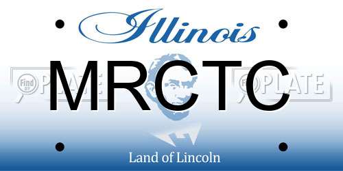MRCTC Illinois License Plate