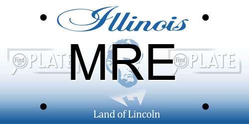 MRE Illinois License Plate