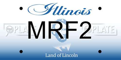 MRF2 Illinois License Plate