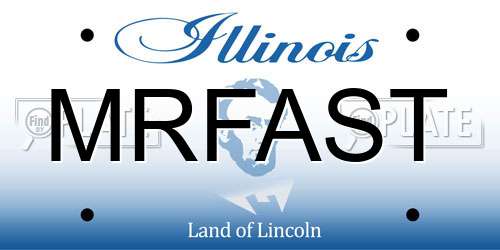 MRFAST Illinois License Plate