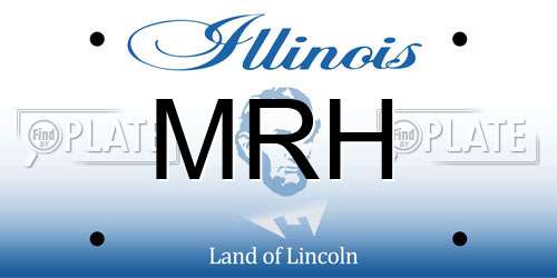 MRH Illinois License Plate