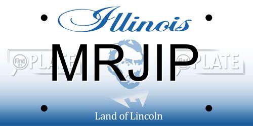 MRJIP Illinois License Plate