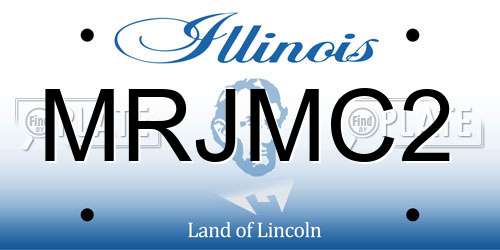 MRJMC2 Illinois License Plate