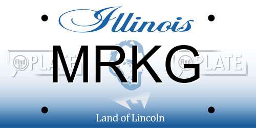 MRKG Illinois License Plate