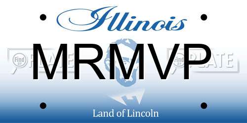 MRMVP Illinois License Plate