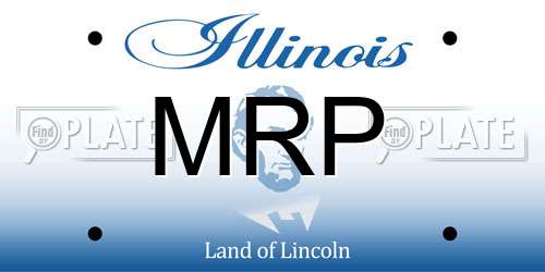 MRP Illinois License Plate