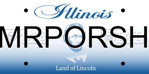 MRPORSH Illinois License Plate