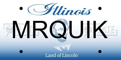 MRQUIK Illinois License Plate