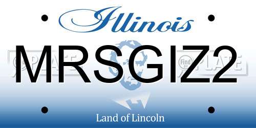 MRSGIZ2 Illinois License Plate