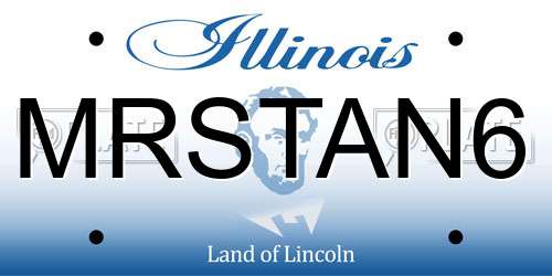 MRSTAN6 Illinois License Plate