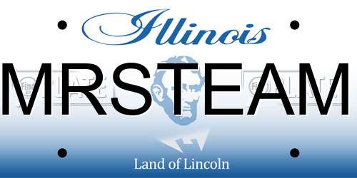 MRSTEAM Illinois License Plate