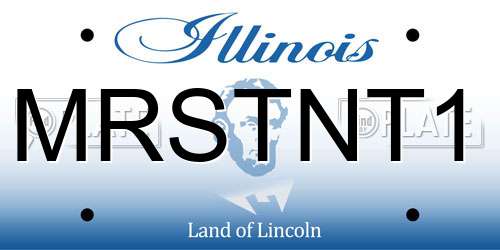 MRSTNT1 Illinois License Plate