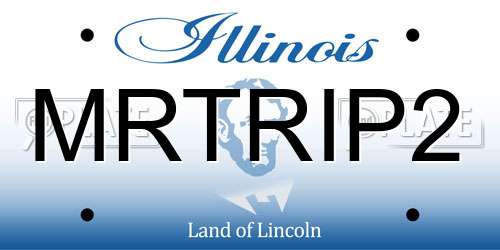 MRTRIP2 Illinois License Plate