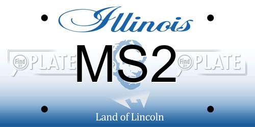 MS2 Illinois License Plate