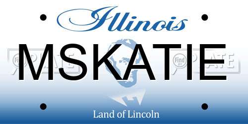 MSKATIE Illinois License Plate