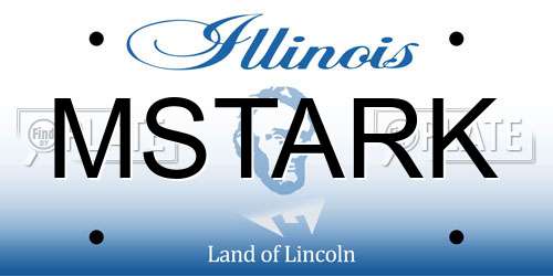 MSTARK Illinois License Plate