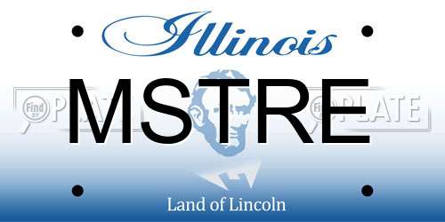 MSTRE Illinois License Plate