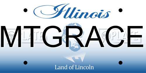 MTGRACE Illinois License Plate