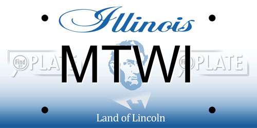MTWI Illinois License Plate