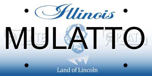 MULATTO Illinois License Plate